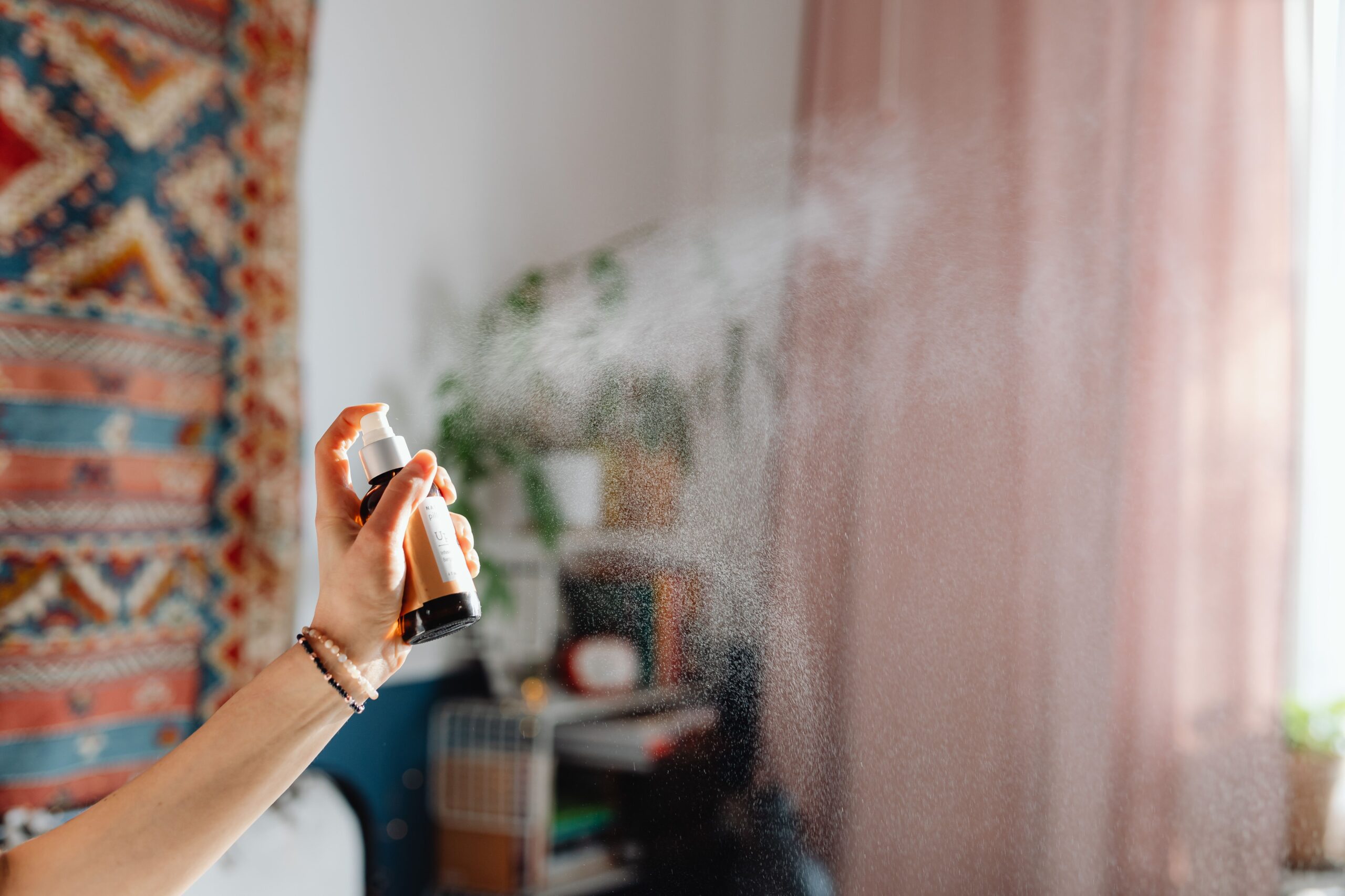 Natural air freshener in a small apartment with pets